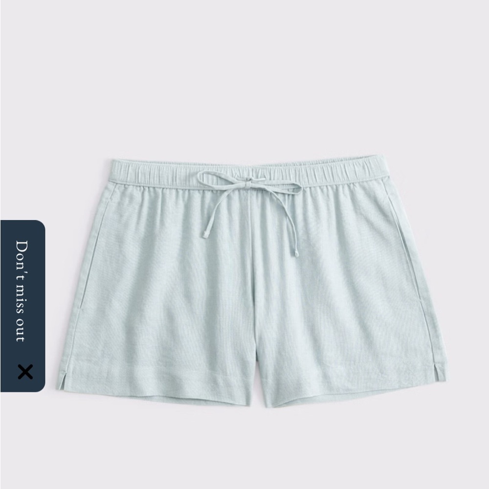 Abercrombie & Fitch mid rise XS new linen Shorts